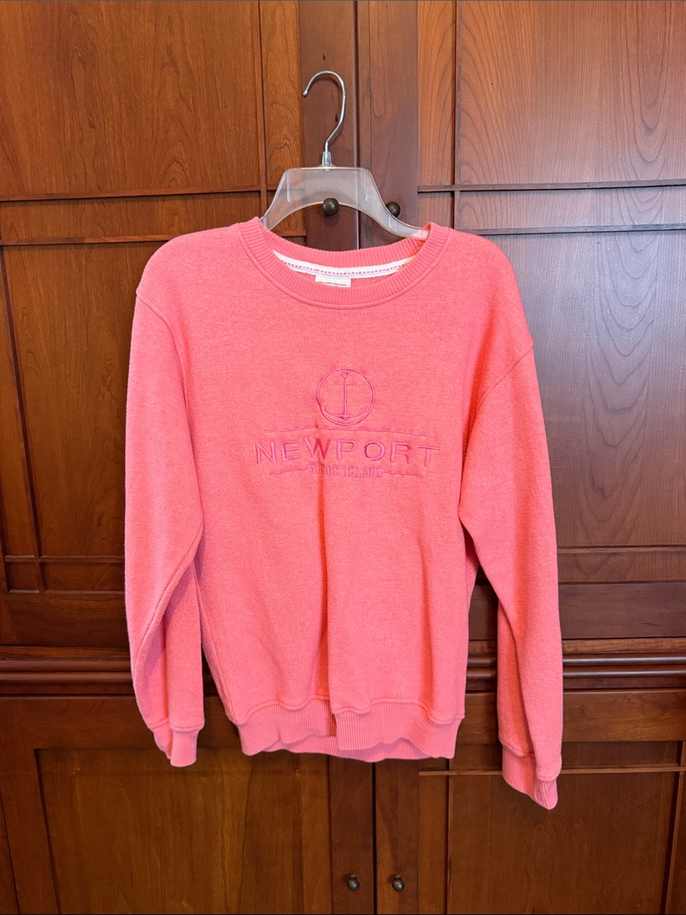 Newport Coral Pink Crewneck Sweatshirt